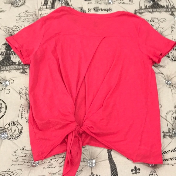 🎁 Sundry Tie Back Hi-Lo Tee - Picture 6 of 8